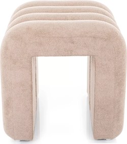 Bézs kialakítású puff TICA