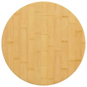 bambusz asztallap Ø40 x 2,5 cm
