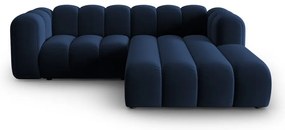 Sötétkék sarokkanapé (jobb oldali) Lupine – Micadoni Home