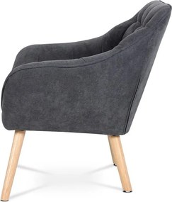 Dvoumístná pohovka, šedá, látka, AK-322 GREY2