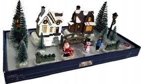 Karácsonyi falu Mikulás szett 17 db-os
