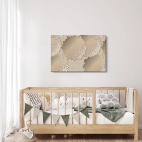 Kép - Mandalák arany tónusokban (90x60 cm)