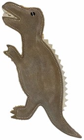 PafDog Gerry dinoszaurusz kutyajáték bőrből és jutából, 30 cm