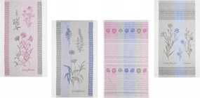 4 db-os 100% Len lenvászon konyharuha szett