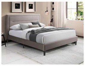 Lune Velvet ágy 160 cm, bézs