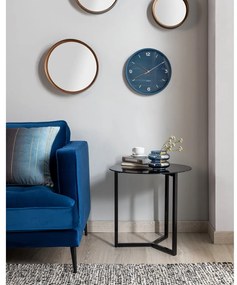 Marae fekete tárolóasztal, ⌀ 50 cm - Kave Home