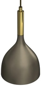 Csillár zsinóron NOAK 1xE27/15W/230V réz/arany