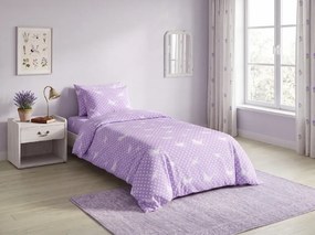 Pamut ágynemű LILAC MEADOW lila Ágyneműhuzat mérete: 70 x 80 cm | 140 x 200 cm