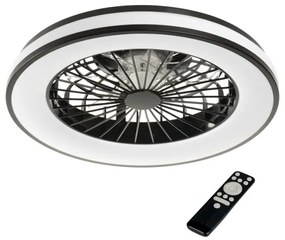 Kanlux 38034- LED RGBW Dimmelhető lámpa ventilátorral PLAVE 48W/230V 3000/4000/6500K+ távirányító