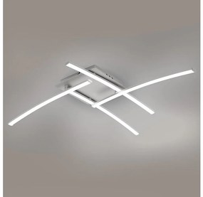 Brilagi - LED mennyezeti lámpa STRIPES LED/32W/230V ezüstszínű BRMX7028-4C-2/SN