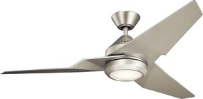 KICHLER KLF-JADE-60-BN JADE Ventilátoros lámpa Nikkel, Ezüst LED IP44