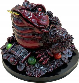 Boldogságbéka, varangy Feng Shui Nagy 18x24x22cm