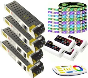 Led Szett 5050 Rgbw meleg fehér Mi-Light 40m