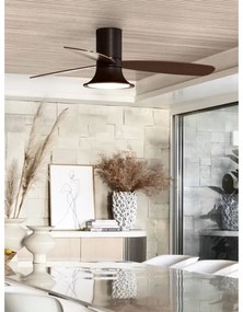 Lucci Air 210663 - LED Dimmelhető ventilátor LUSSO 1xGX53/18W/230V barna + távirányító