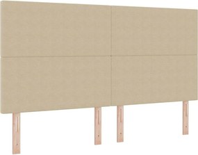 vidaXL Fejtámla Világos Zöld Szürke 180 cm Bársonyos szövet