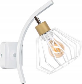 Fali lámpa fali lámpa Wire hullám fehér arany fali lámpa