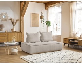 Bézs zsenília kanapé 175 cm Elisa – Bobochic Paris