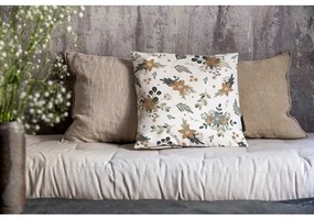 Párnahuzat karácsonyi mintával 45x45 cm Festive Flowers – Butter Kings