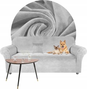 Kanapé Huzat Sarok Kanapé Rugalmas Velúr Plüss 190-230 Oeko Tex