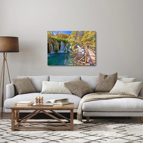 Kép - Bejárat a vízesésekhez (70x50 cm)