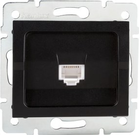 Kanlux fekete fali internetcsatlakozó