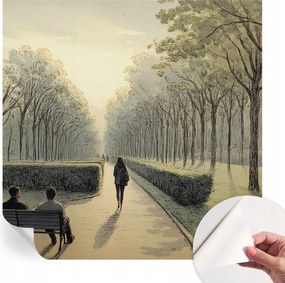 Öntapadós Stílusos Dekoratív Fotótapéta Park nyugalom 250x250 cm