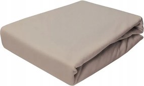 Gumis Jersey Lepedő 180X200 Cappuccino