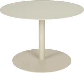 Krémszínű acél kerek dohányzóasztal ø 60 cm Snow – Zuiver