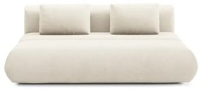 FANO kinyitható háromszemélyes kanapé, krémszínű