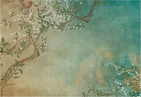 Design fali fotótapéta Flizelin Virágos harmónia 152x104 Ragasztó