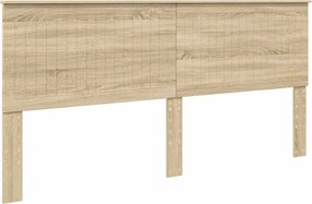 vidaXL Fejtámla fejtámlával Sonoma tölgy 200 cm Faanyag