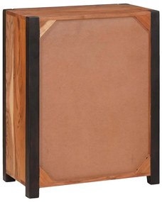 Széf 2 pcs Barna 110 x 30 x 75 cm Tömör akácfa