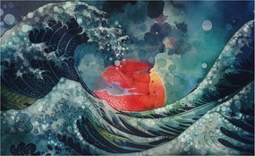 Divatos 3D Fali Tapéta Óceáni Kelet 416x254 Ragasztóval