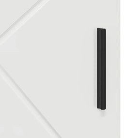 Fürdőszoba Székény Magasfényű fehér 30 x 35 x 95 cm Faanyag