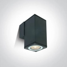 ONE LIGHT 67426B-AN OUTDOOR CUBES Modern Kültéri Fali Lámpa Antracit GU10 IP44
