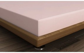 Rózsaszín gumis pamut lepedő 160x200 cm - Mijolnir