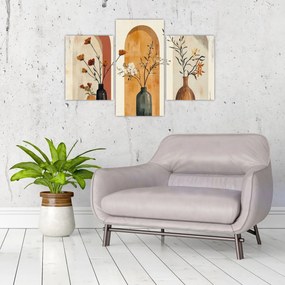 Kép - Vázák boltívekben (90x60 cm)
