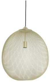 Aranyszínű függőlámpa fém búrával ø 50 cm Moroc – Light &amp; Living