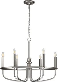 Kichler KL-CAPITOL-HILL6-BN-láncos csillár CAPITOL HILL 6xE14/40W/230V króm