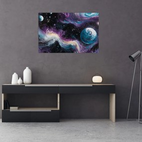 Kép - Festett univerzum (90x60 cm)