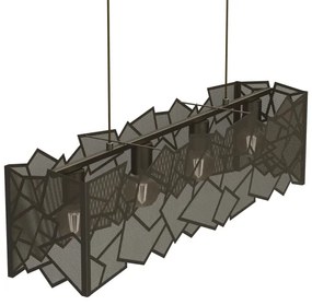 Csillár zsinóron CAMO 4xE27/15W/230V arany