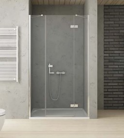 New Trendy Reflexa zuhanyajtók 150 cm dönthető króm fényes/átlátszó üveg EXK-5081