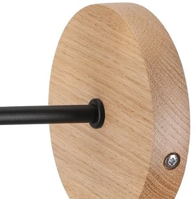 Fali lámpa VITO OAK 1xE27/60W/230V