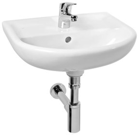Mosdó Jika Lyra plus 65x52 cm fehér színben fényes felülettel középső nyílással 1438.4.000.104.1