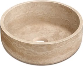 Avila Classic Travertine kőmosdó_39 cm