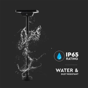 LED Kültéri napelemes lámpa LED/2W/3,7V IP65 3000/4000/6500K 2600 mAh