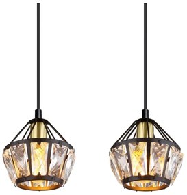 Globo 54359-4H - Csillár zsinóron LOIS 4xE14/40W/230V