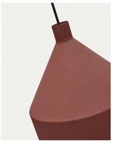 Terrakotta színű függőlámpa fém búrával ø 30 cm Peralta – Kave Home