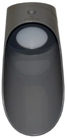 LED Napelemes érzékelős fali lámpa PALESA LED/1W/3,7V IP65 1800 mAh szürke
