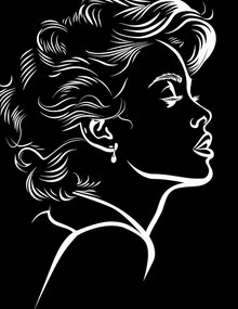 Poszter 50x65cm Monokróm Flesh